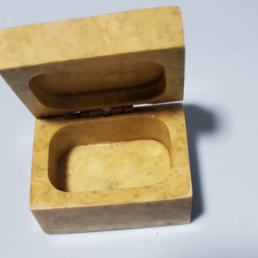Box small stone decorative box - Picture 3 of 6
